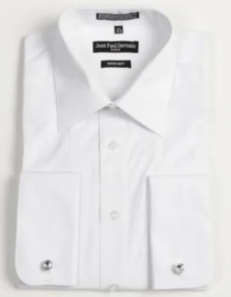 20 Inch Neck Dress Shirts in White