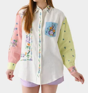 Alemais - Willa Embroidered Shirt