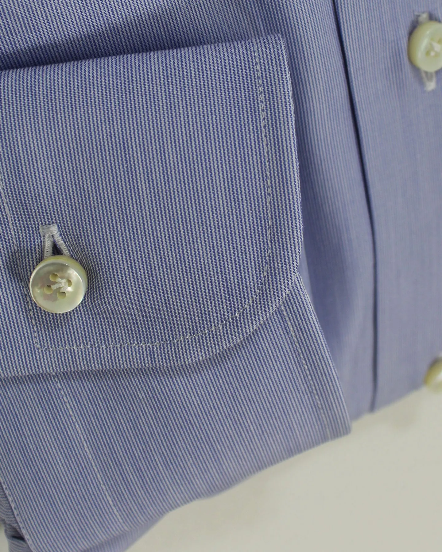 Barba Dress Shirt Navy Stripes 41 - 16 Modern Fit