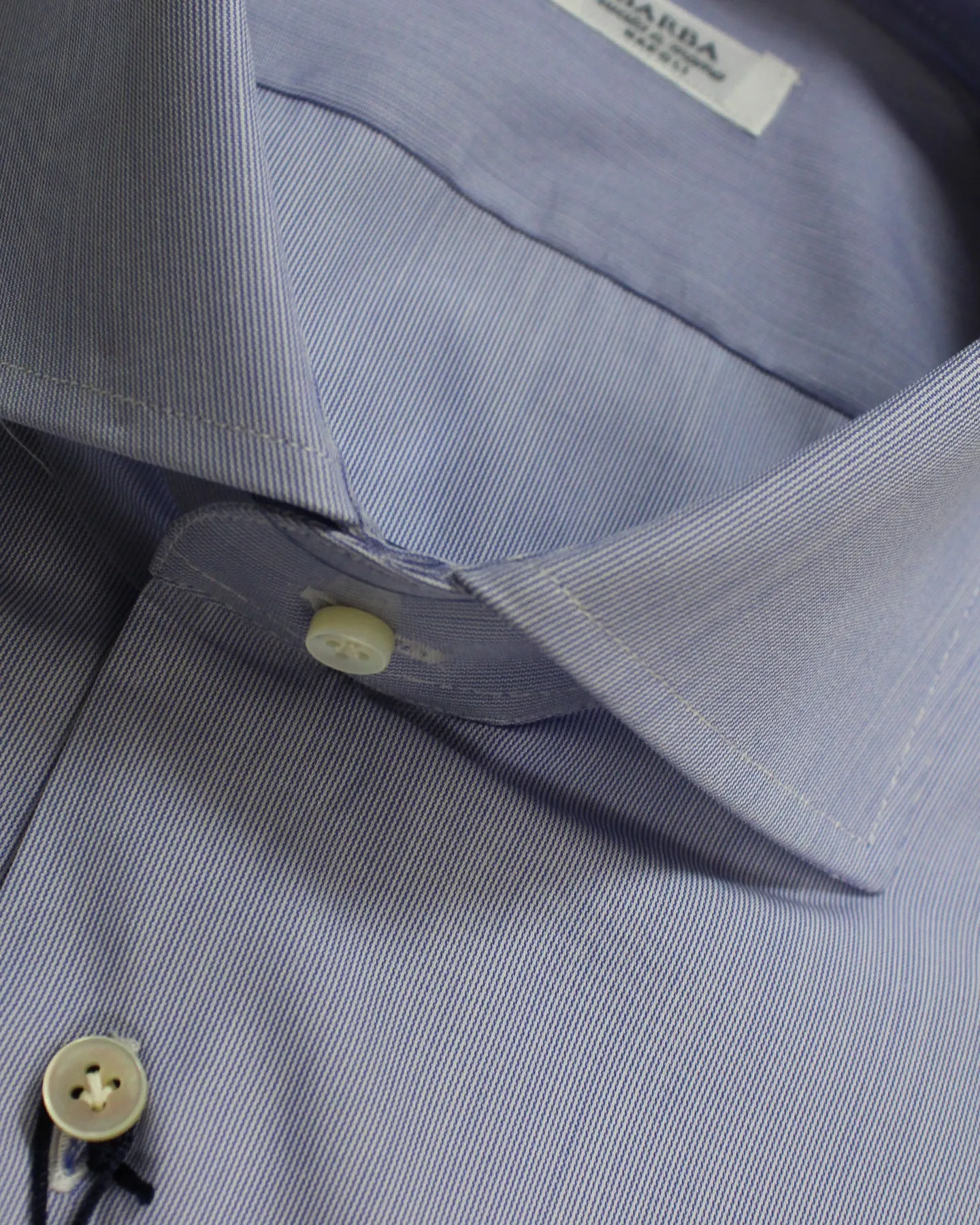 Barba Dress Shirt Navy Stripes 41 - 16 Modern Fit