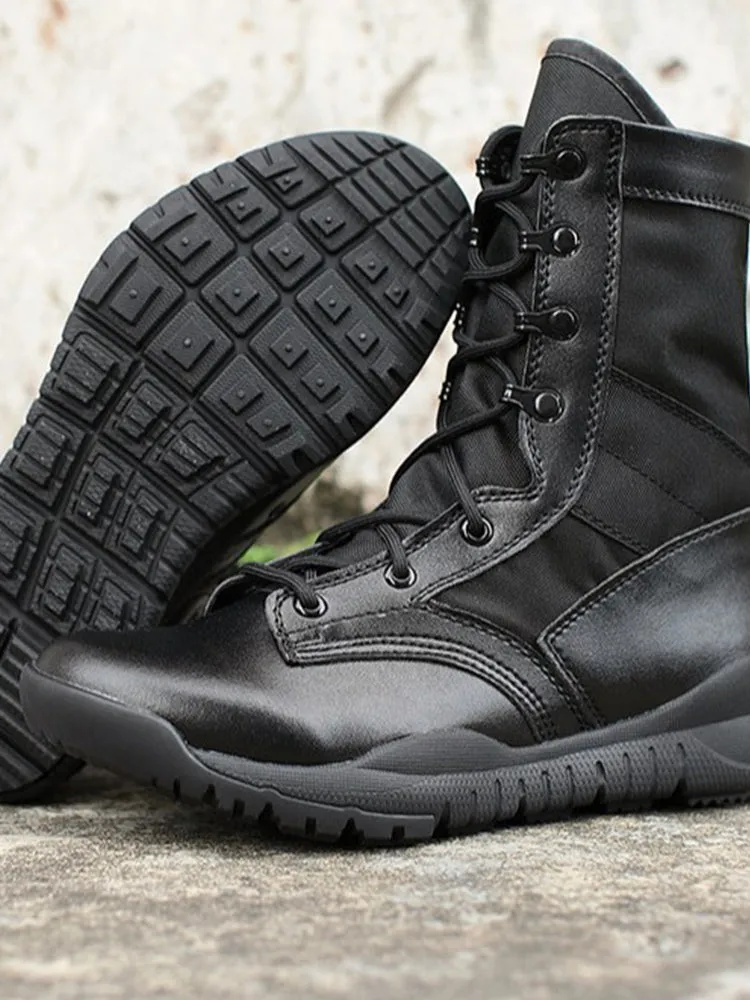 Black tactical shoes