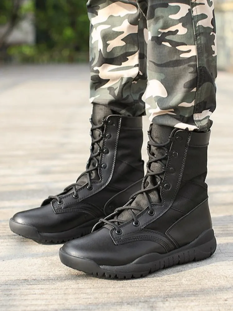 Black tactical shoes