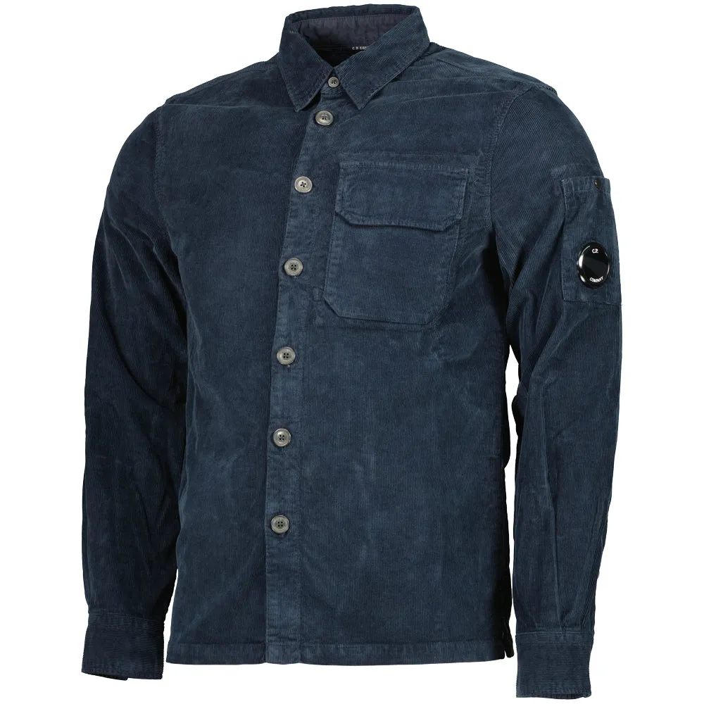 Stretch Corduroy Lens Overshirt