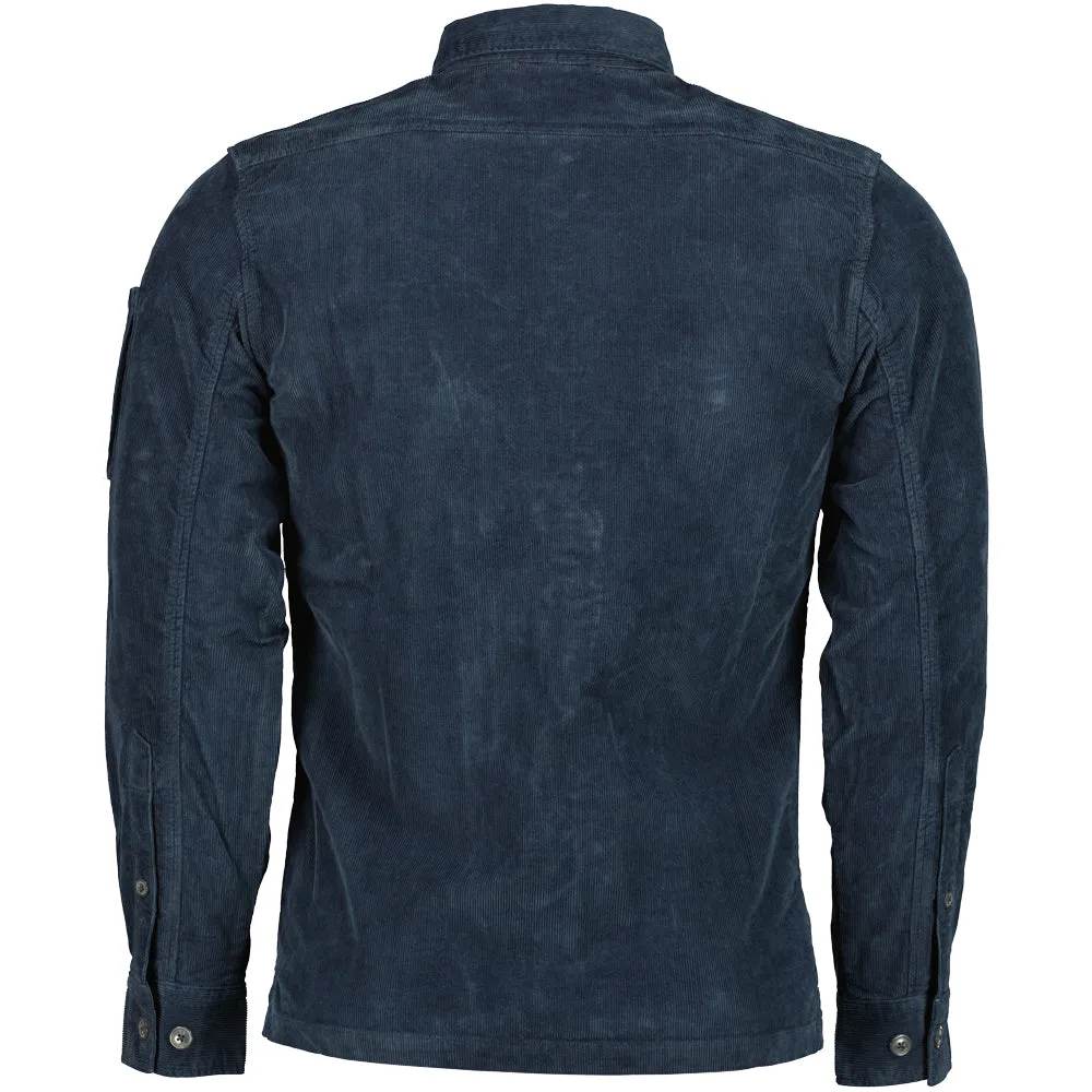 Stretch Corduroy Lens Overshirt