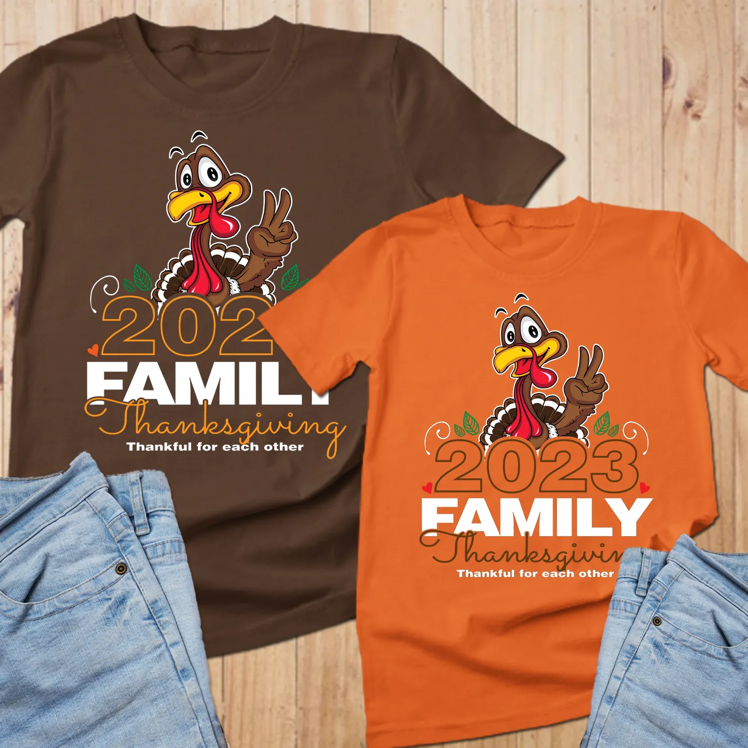 Thankful for each other 2023 turkey thanksgiving shirts family, family shirts for thanksgiving, Thankful Shirt, thanksgiving shirts for the family