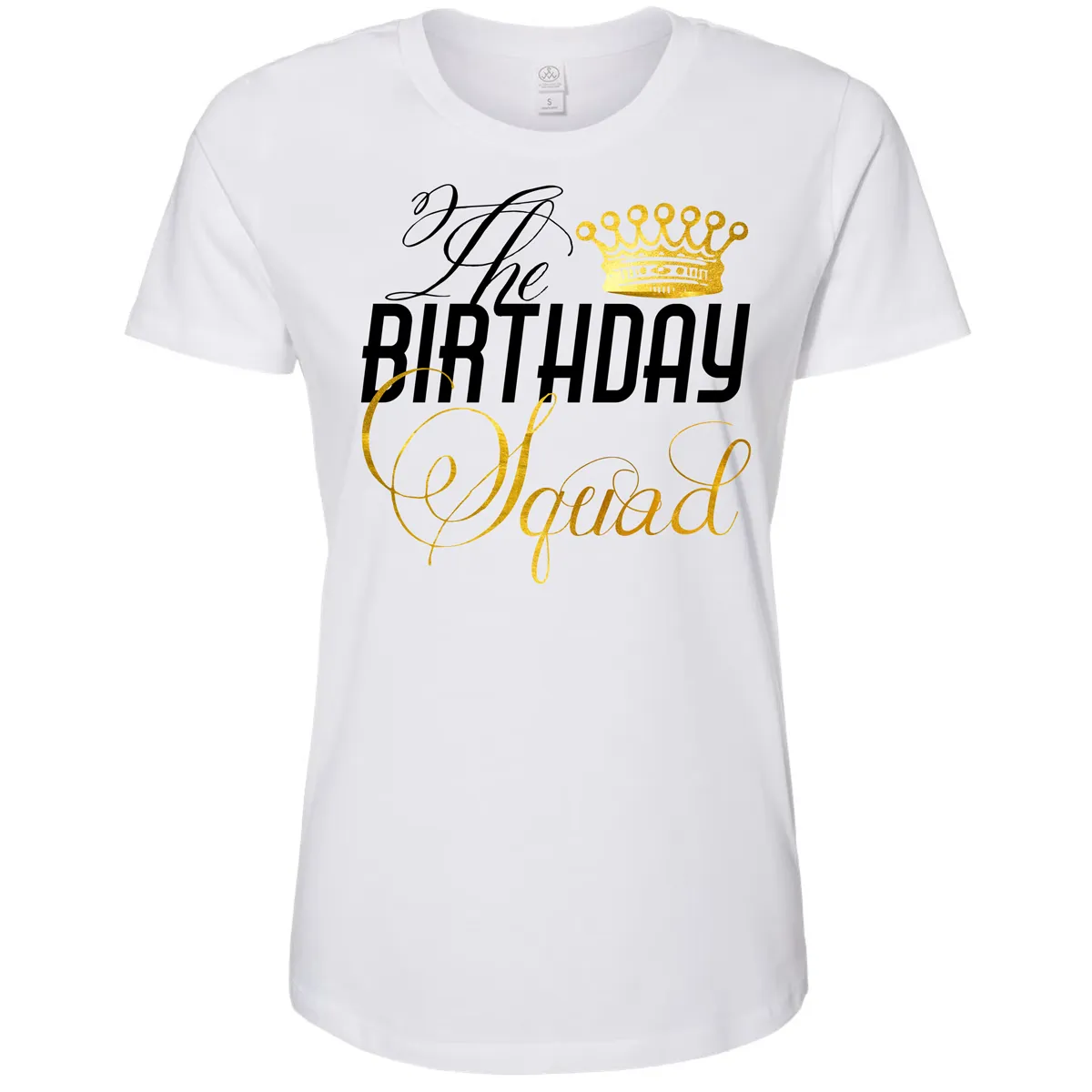 The Birthday King - His Queen Couples and Birthday Squad Shirts