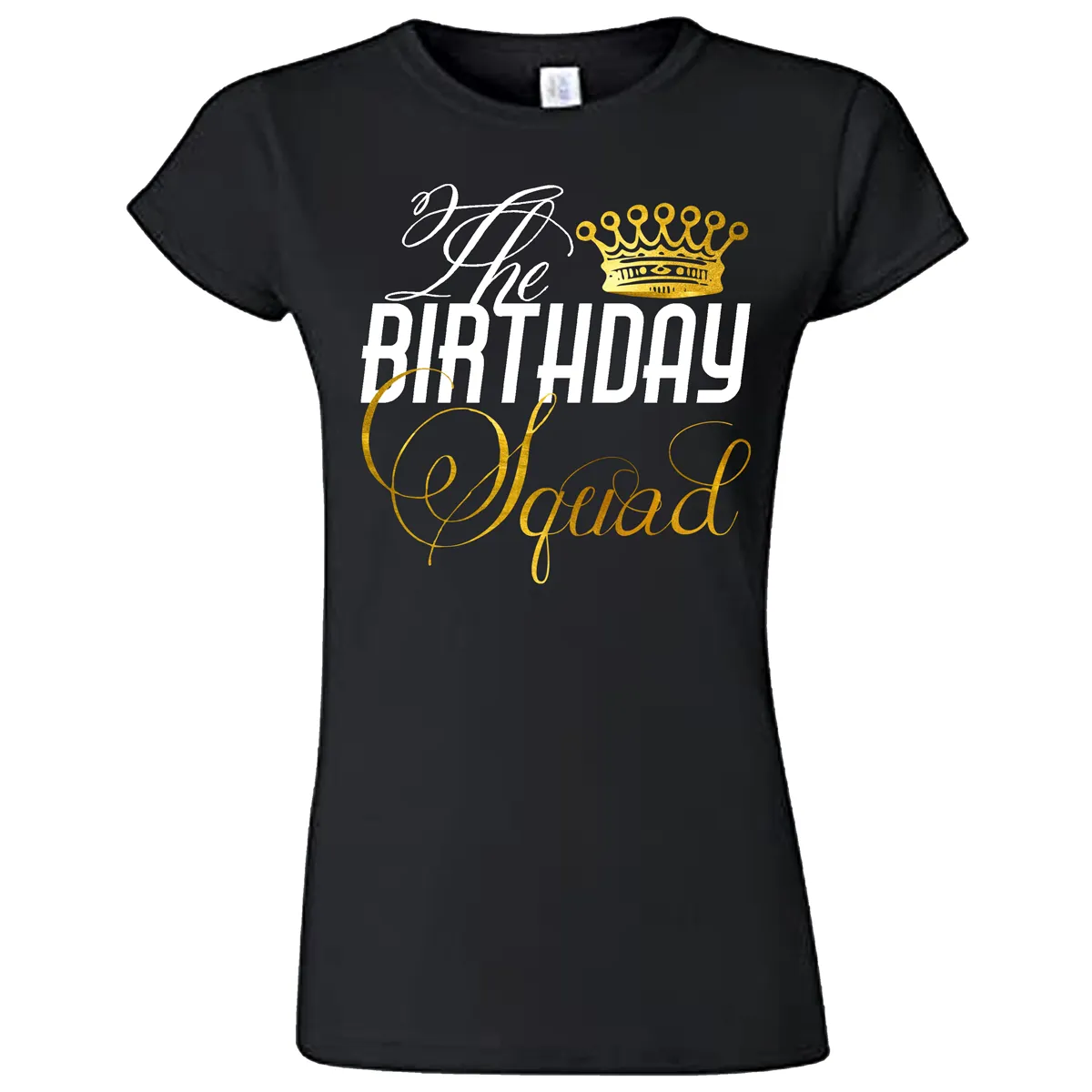 The Birthday King - His Queen Couples and Birthday Squad Shirts