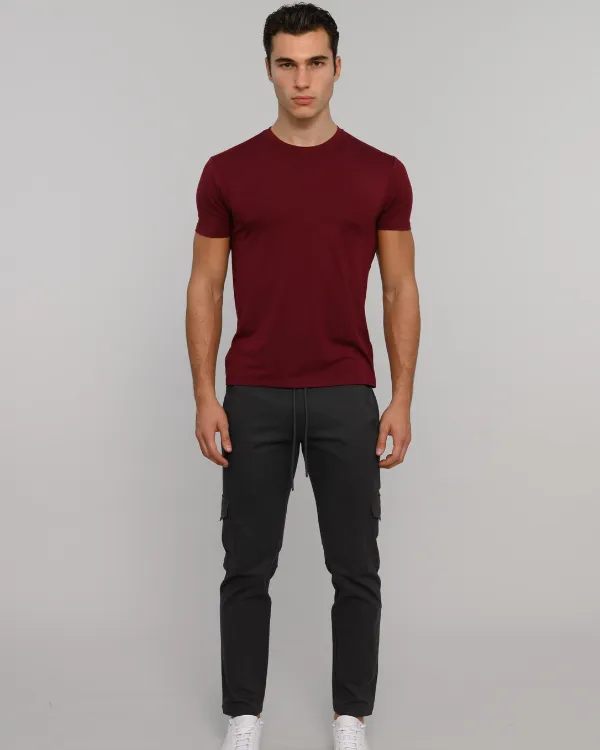 The ESNTLS Burgundy Tee