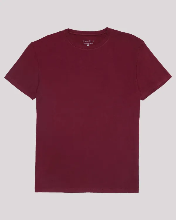The ESNTLS Burgundy Tee