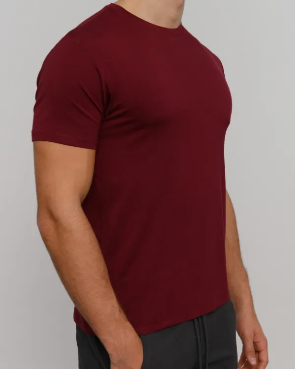 The ESNTLS Burgundy Tee
