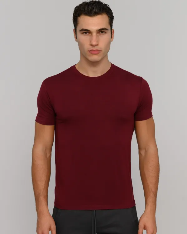 The ESNTLS Burgundy Tee